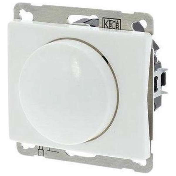 BERKER Arsys dimmer - 230V verlichting en halogeen  - Inbouw - 60 tot 400 watt - Wit