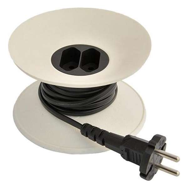 verlengsnoer Cable Disk | wit