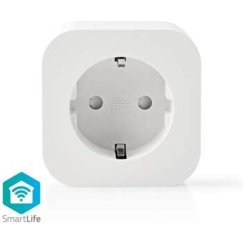 WI-FI slimme Stekker, 2500 Watt , Schuko / Type-F (CEE 7/7), -10 - 45 °C, Smartphone App, Wit