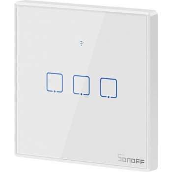 Sonoff - Smart Drievoudige Schakelaar - TX | T0EU3C - 3 Gang - Muur Schakelaar - Wall Switch - Wit - Wifi Smart Schakelaar