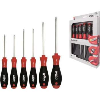 Wiha 362TR K6 SoftFinish TORX Tamper Resistant-Schroevendraaierset - 6 delig