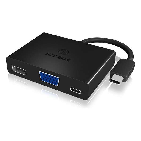 ICY BOX IB-DK4032-CPD USB 3.0,VGA interfacekaart/-adapter