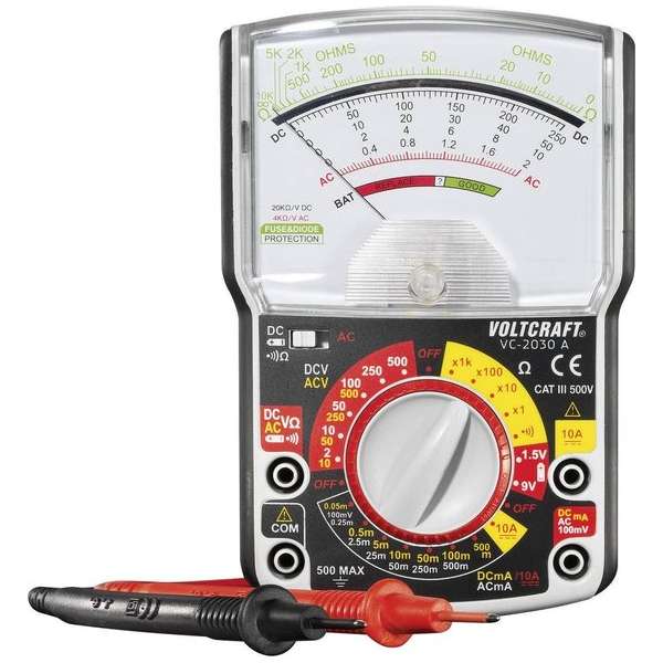 VOLTCRAFT VC-2030A Multimeter Analoog CAT III 500 V