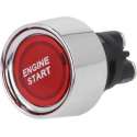 Auto motor startknop - 22mm - SPST NO - Rood- 12V