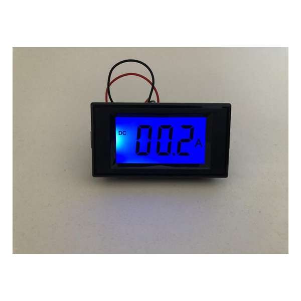 DC Ampere stroom meter met shunt (100A) | LCD-scherm