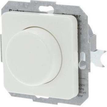 Berker M2 Inbouw Dimmer - Tot 400W - Draai-Uit - Polarwit