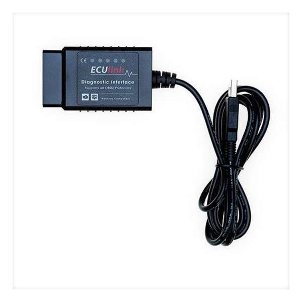 Uitleesapparaat - Auto Diagnose apparaat ECUlink originele ELM 327 Interface OBD2 - USB (incl. Canbus)