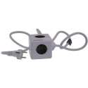 Stekkerdoos Powercube 4-Voudig Randaarde / 1x Usb 1.5 Meter 3x1.5