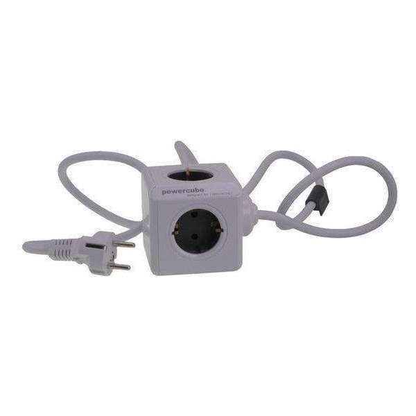 Stekkerdoos Powercube 4-Voudig Randaarde / 1x Usb 1.5 Meter 3x1.5