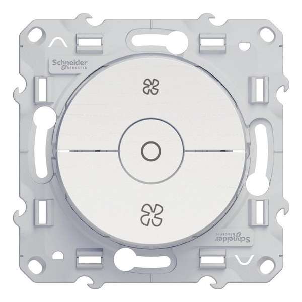 3 standen schakelaar - Wit - Odace - Schneider Electric - S520243