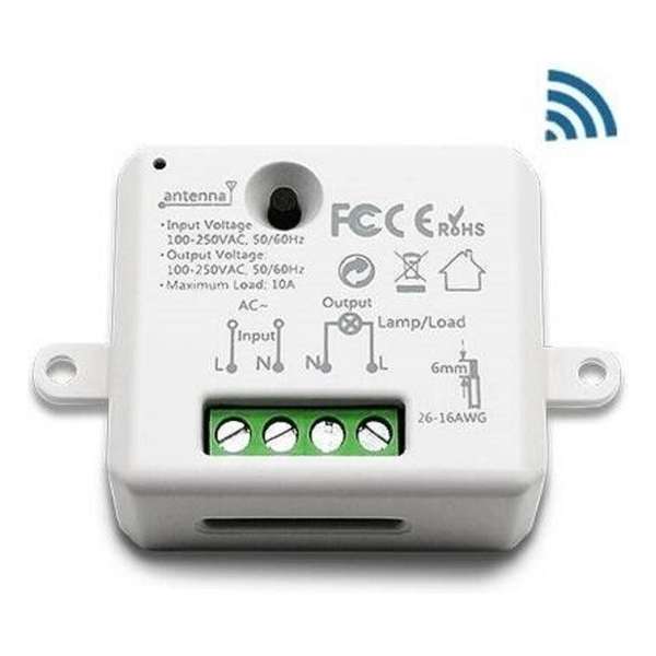 Wifi inbouw actor 10A 230V tuya compatible