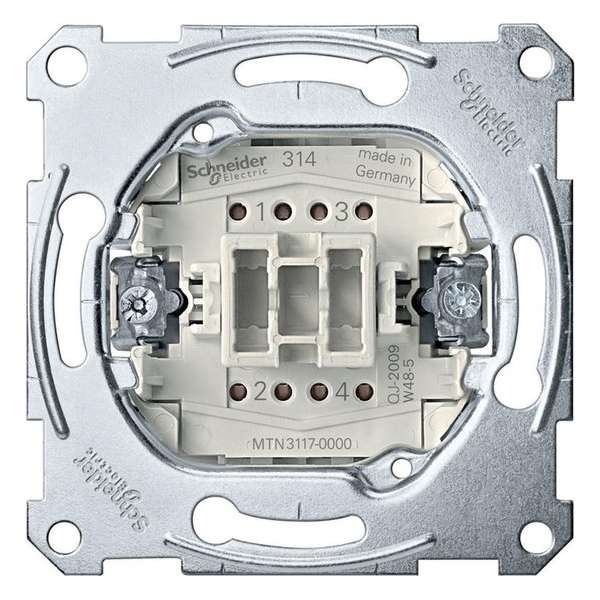 Sokkel - Kruisschakelaar - Merten - Schneider Electric - MTN3117-0000