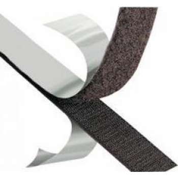 VELCRO® Brand Fasteners Klittenband (hardekant) zelfklevend 25m op rol Zwart