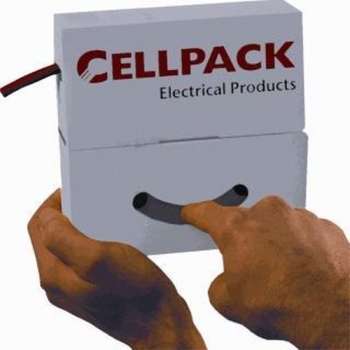 CellPack 127086 Krimpkous zonder lijm Rood 19.10 mm 9.50 mm Krimpverhouding:2:1 7 m