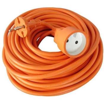 Verlengsnoer voor tuinkabel 10m 2x1,5mm� oranje