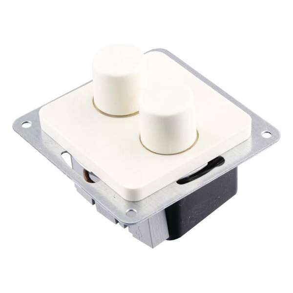 Berker M2 dimmer 2 x 200 W wit