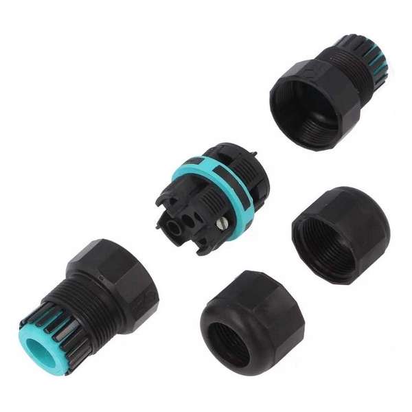 2 aderige kabelverbinder - schroefconnector - waterdicht IP68 - Premium