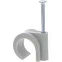 Q-Link buisclip – installatiebuis – rond – PVC – 16–19 mm – grijs – 40 stuks