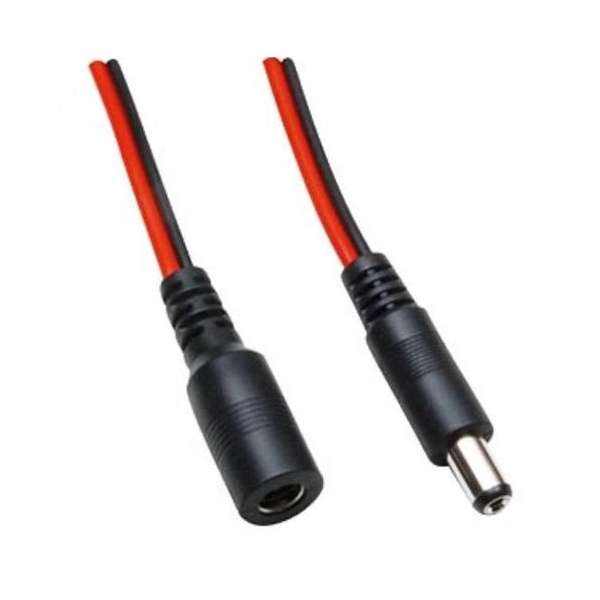 BKL Electronic Laagspannings-verlengkabel Laagspanningsstekker - Laagspanningsbus 5.5 mm 2.1 mm 5.5 mm 2.5 mm 3.00 m 1 stuk(s)