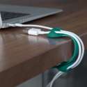 Desk Cable Clip - Emerald