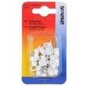 Scanpart E531 Snoerclips 7mm Plat Wit 25stuks