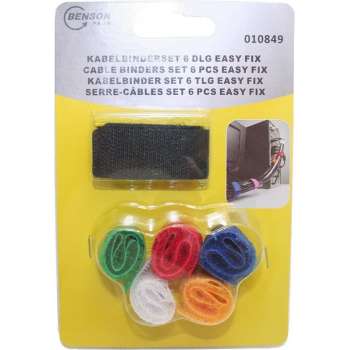 Hofftech Kabelbinderset Klitenband Easy Fix (6 Delig)