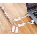 10 Stuks Kabel Clips | Kabel Houder | Zelfklevend | Kabelbinder | Wit |