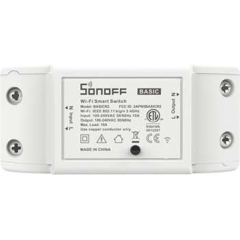 Sonoff WiFi schakelaar draadloze slimme BASICR2- Wireless Smart Switch - Werkt met Amazon Alexa, Google Assistant, IFTTT