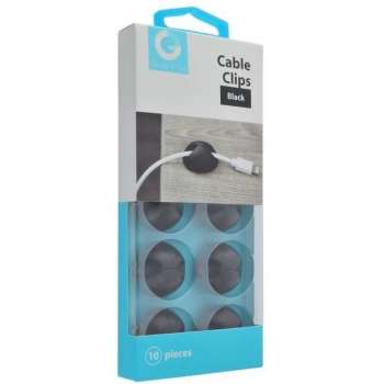 Grab 'n Go Cable Clips zwart 10st