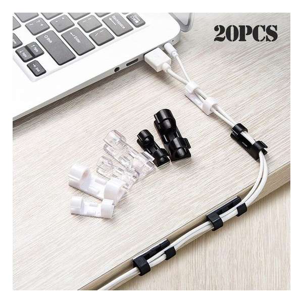 Queen-B - plak clips - Kabel Organizer