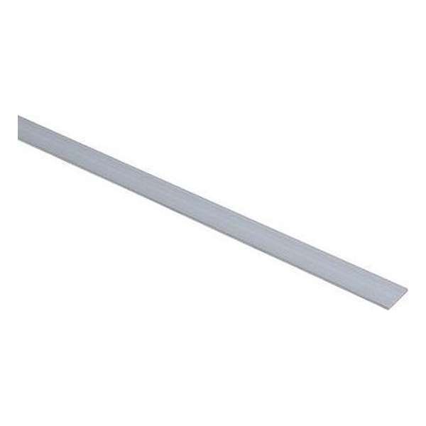 Essentials plat profiel aluminium brut 100 x 2 x 0,2 cm