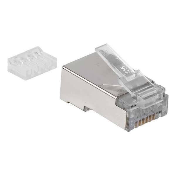 Modulaire RJ45 stekker | Cat 6a | AWG 26 | Allteq