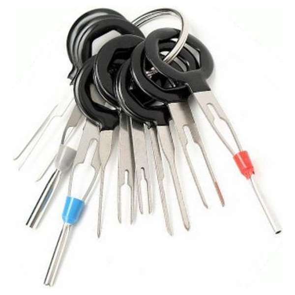 Set terminal removal tools - auto - elektrische bedrading - pin extractor | Elektrischefoutjes.nl