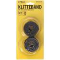 Stolz | Zelfklevend klittenband | 1 meter lang | 2,5 cm breed | Zwart