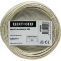 Elektrofix tweelingsnoer 2 x 0,75 mm wit 5 m