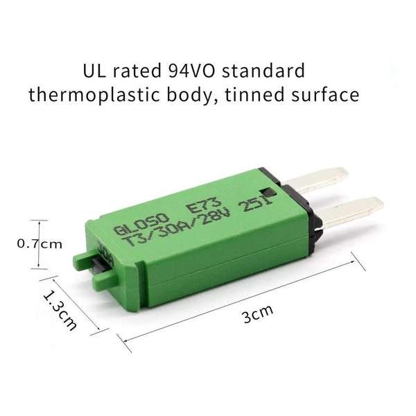 Automatische auto steekzekering 30A Mini Zekering