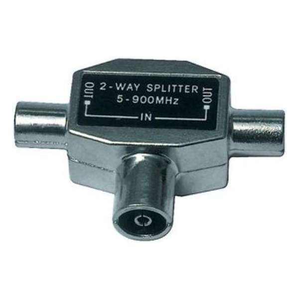 Benson Coax Splitter T Metaal Tv