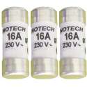 ZENITEHC 3 keramische lonten 10,3x25,8mm 16A zonder licht