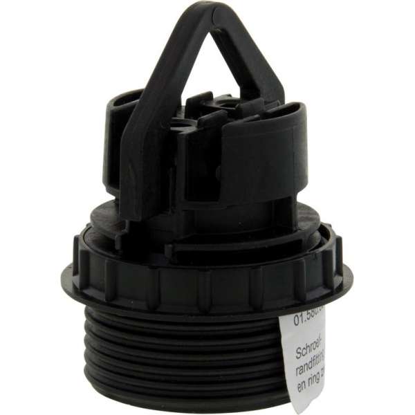 Q-Link fitting – E27 – met ring – max 60W – zwart