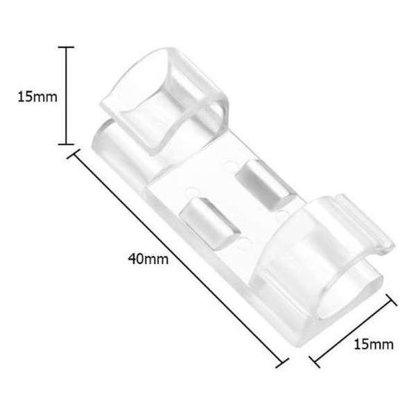 Kabel Houder transparante - 16 x Kabel Clips - Zelfklevend