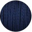 3 Core Twisted Dark Blue kleur Electric Cable beklede stof 0,75 mm