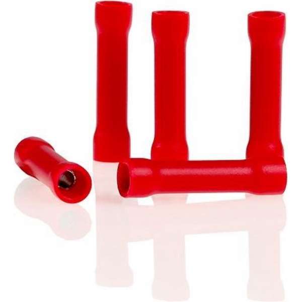 Kabelverbinders - Kabelschoentjes - Rood - 1,7mm - 10 stuks