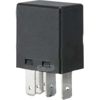 HC Cargo - Micro Relais 12V - 10/20A - 5 Polig - met diode (160920)