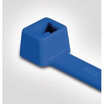 HellermannTyton 111-00718 T50L-E/TFE-BU Kabelbinder 382 mm 4.70 mm Blauw 1 stuk(s)