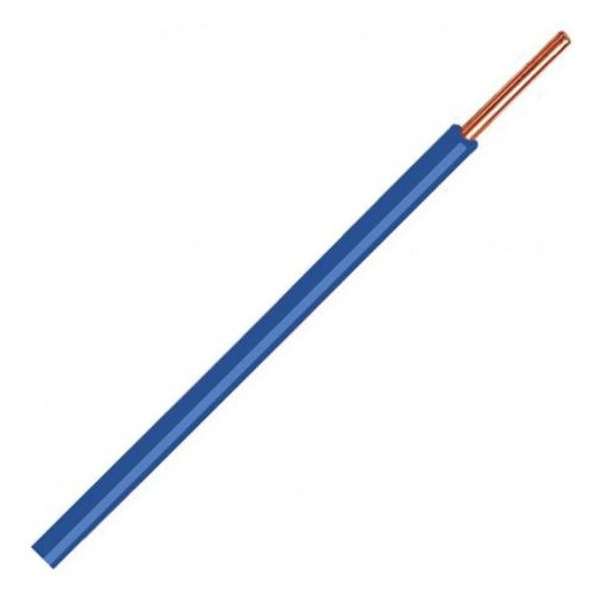 20 meter Elektrofix VD -draad met koperen kern en blauwe mantel, 2.5mm