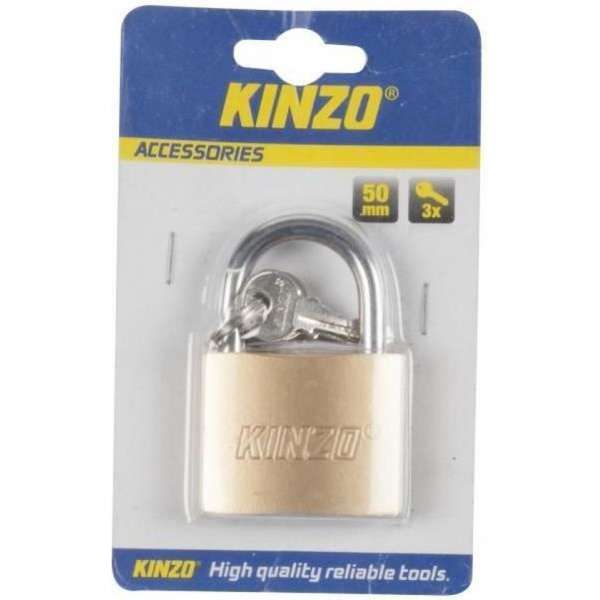 Kinzo Hangslot | 50 mm | 3 Sleutels