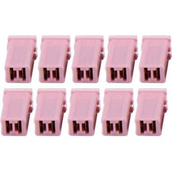 10 STKS Voertuig Auto Plastic Shell Rechte Vrouwelijke Terminal Push in Blade Cartridge PAL Fuse 30 Amp 32 V