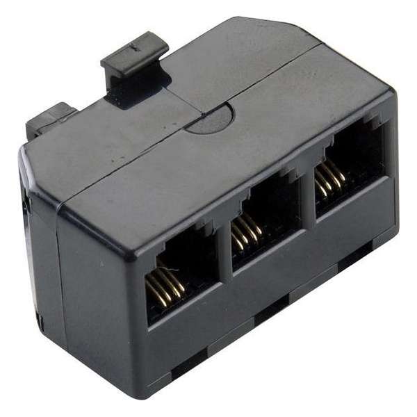 Bandridge Modular 3 Way Telecom Splitter RJ-11 3x RJ-11 Grijs