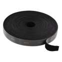 DELTACO CM2005S Klittenband op rol - Kabelbinders - Breedte 20mm - 5 meter - Zwart