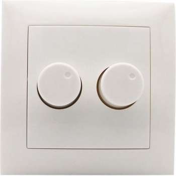 Afdekplaat duo dimmer – passend op de duodimmer Ecodim 05 (Berker)